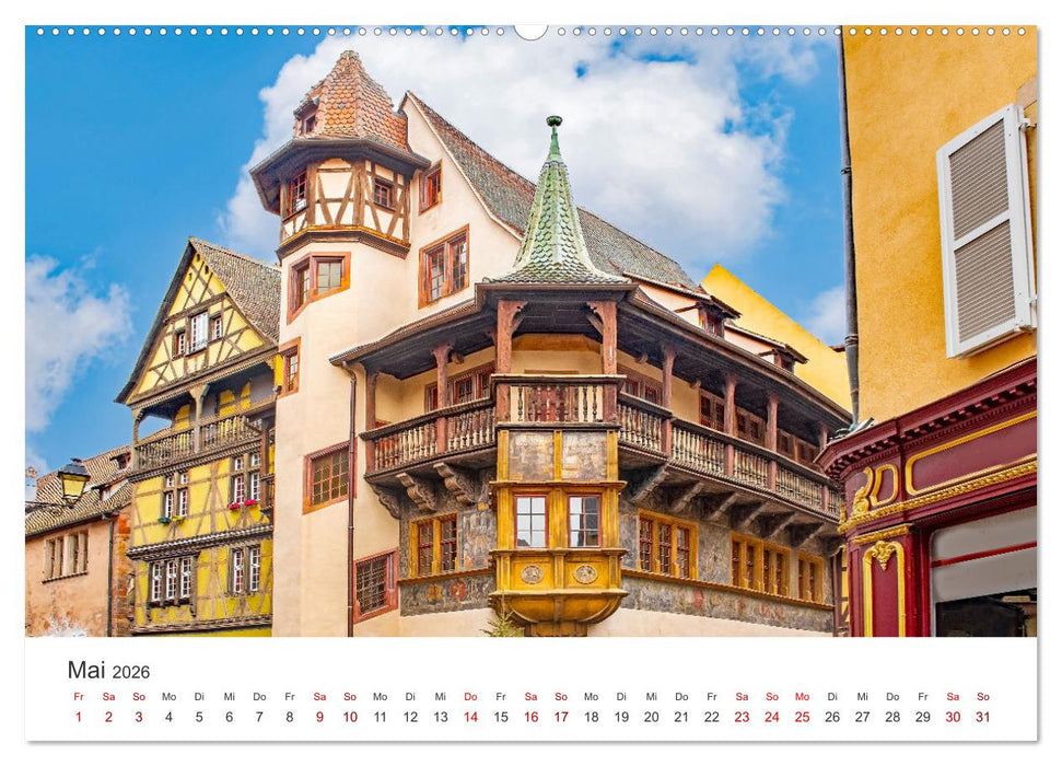 Reise durch das Elsass (CALVENDO Premium Wandkalender 2026)