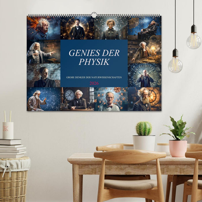Genies der Physik (CALVENDO Wandkalender 2026)