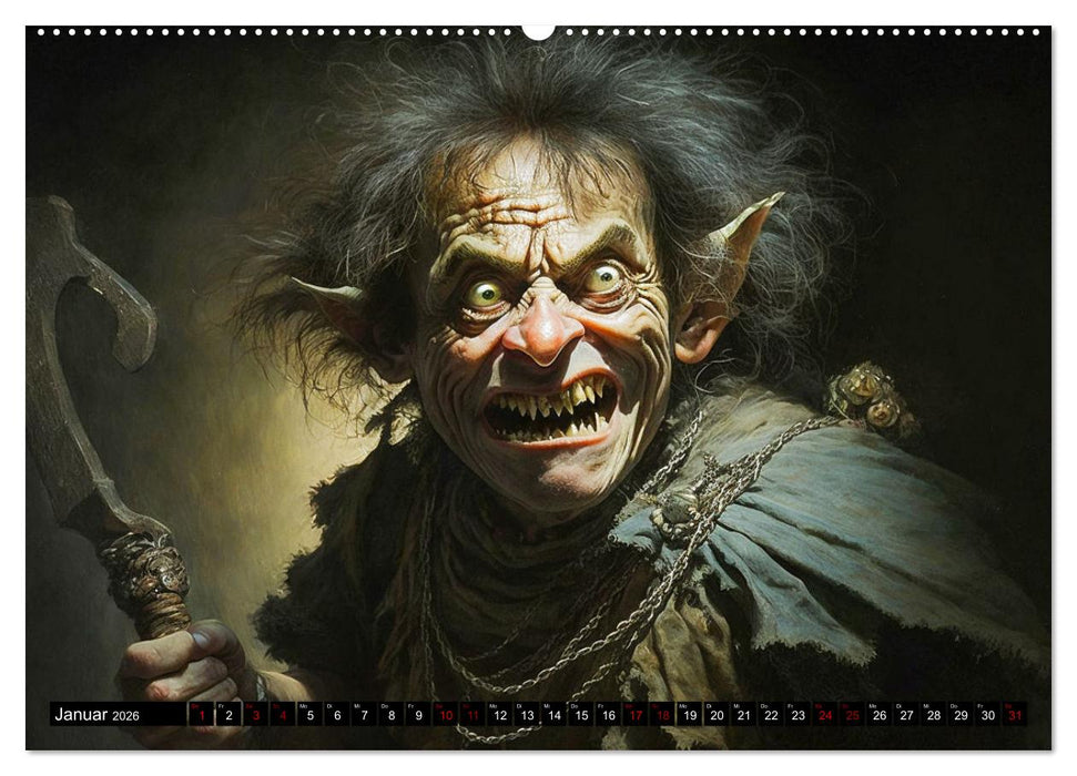 Im Land der Hexen und Hexer (CALVENDO Wandkalender 2026)