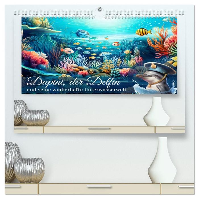 Dupini, der Delfin, und seine zauberhafte Unterwasserwelt (CALVENDO Premium Wandkalender 2026)