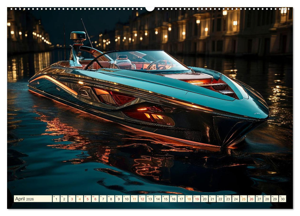 Yachten Fantasien (CALVENDO Premium Wandkalender 2026)