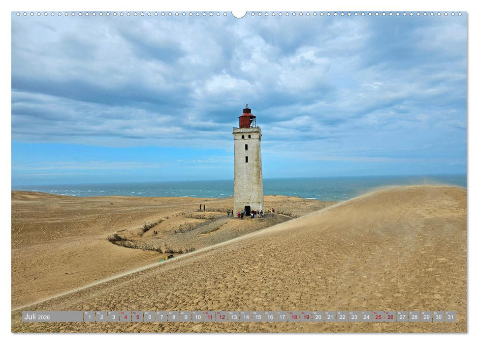 Mit dem Wohnmobil entlang der Küste Dänemarks (CALVENDO Premium Wandkalender 2026)