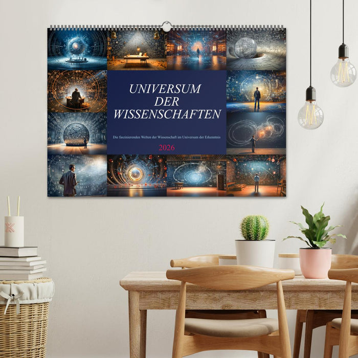 Universum der Wissenschaften (CALVENDO Wandkalender 2026)