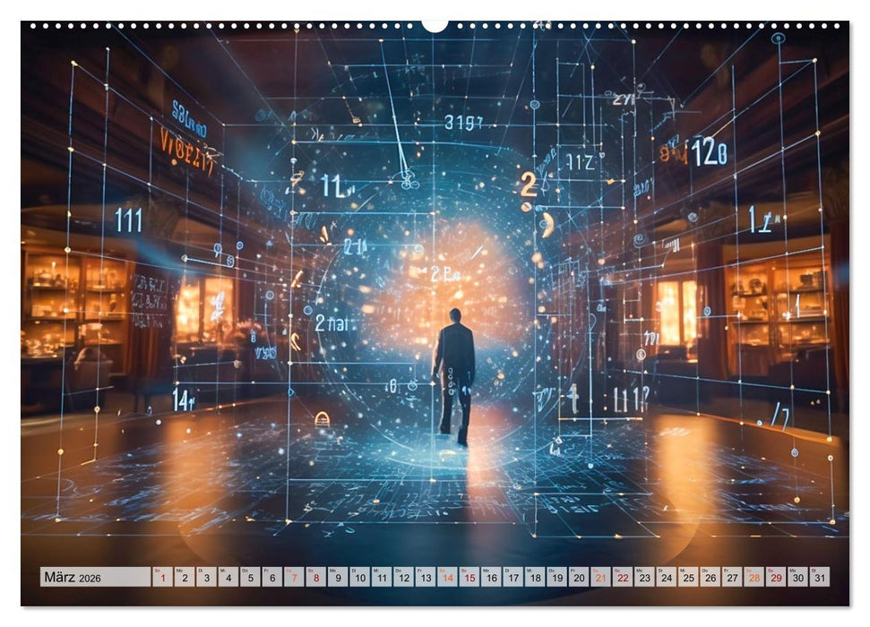 Universum der Wissenschaften (CALVENDO Wandkalender 2026)