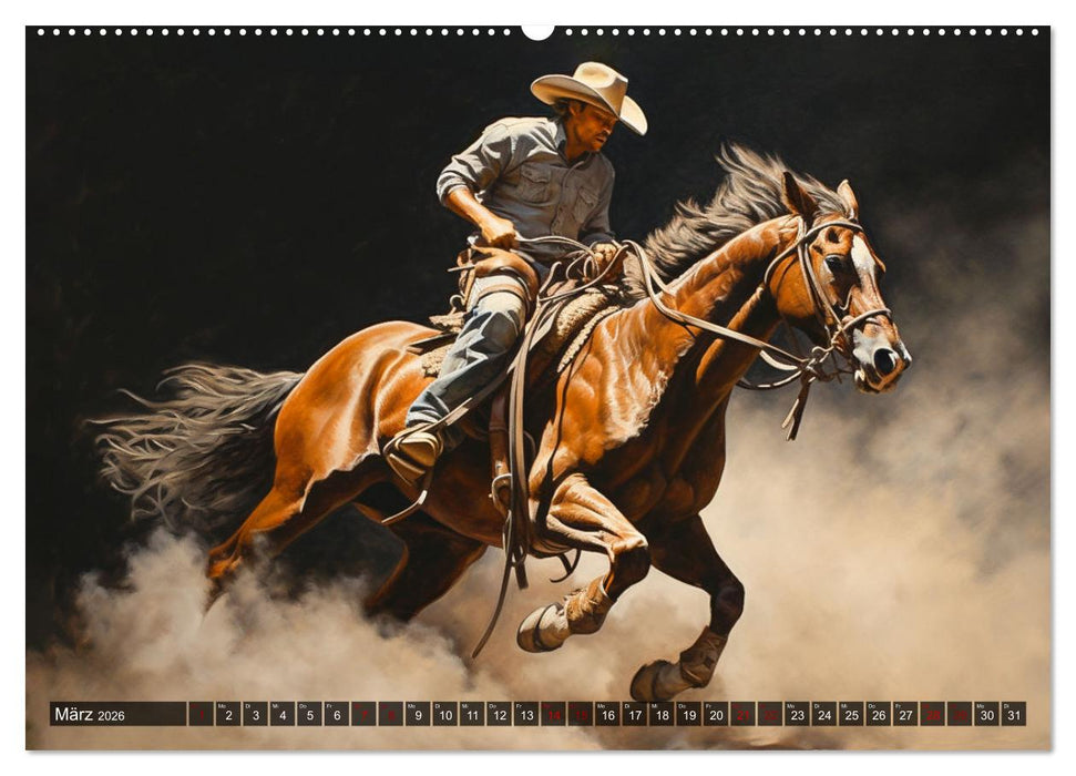 Abenteuer im Wilden Westen (CALVENDO Wandkalender 2026)
