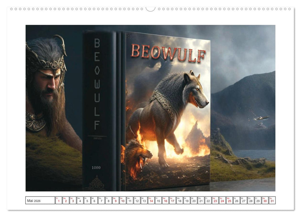 Coverschätze der Weltliteratur (CALVENDO Wandkalender 2026)