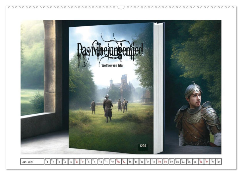 Coverschätze der Weltliteratur (CALVENDO Wandkalender 2026)