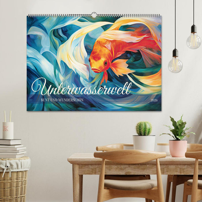 Unterwasserwelt, bunt und wunderschön (CALVENDO Wandkalender 2026)