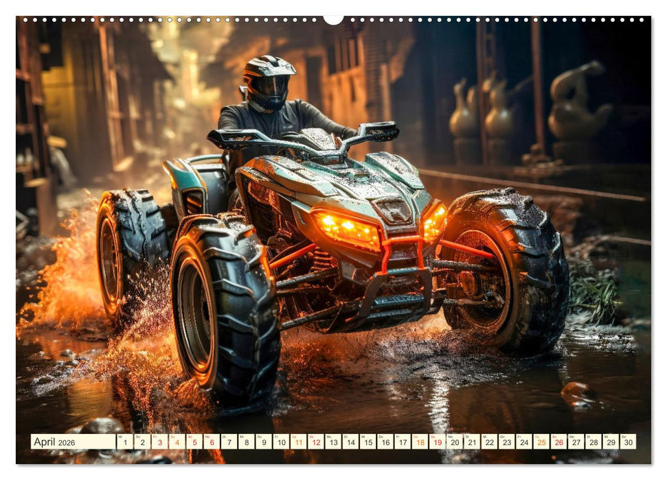 Quad Fantasien (CALVENDO Wandkalender 2026)