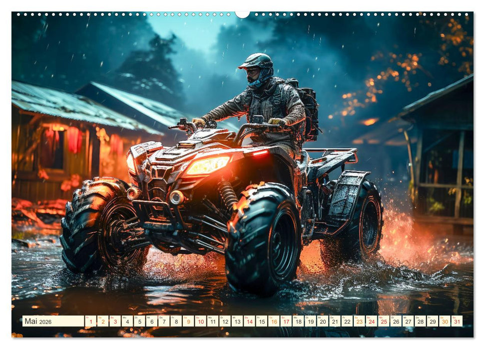 Quad Fantasien (CALVENDO Wandkalender 2026)