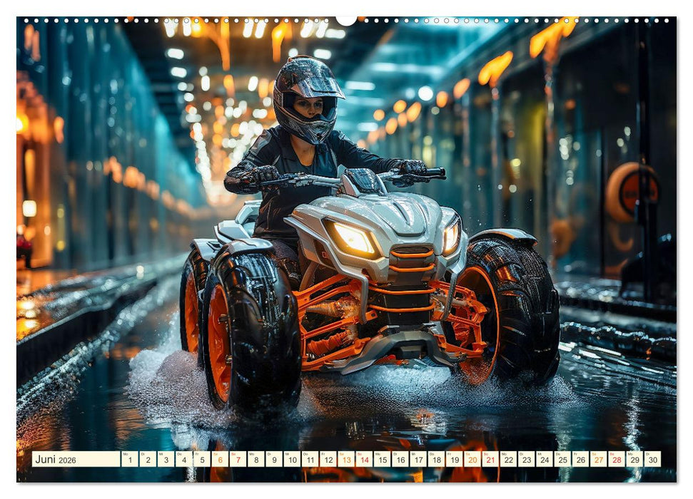 Quad Fantasien (CALVENDO Wandkalender 2026)