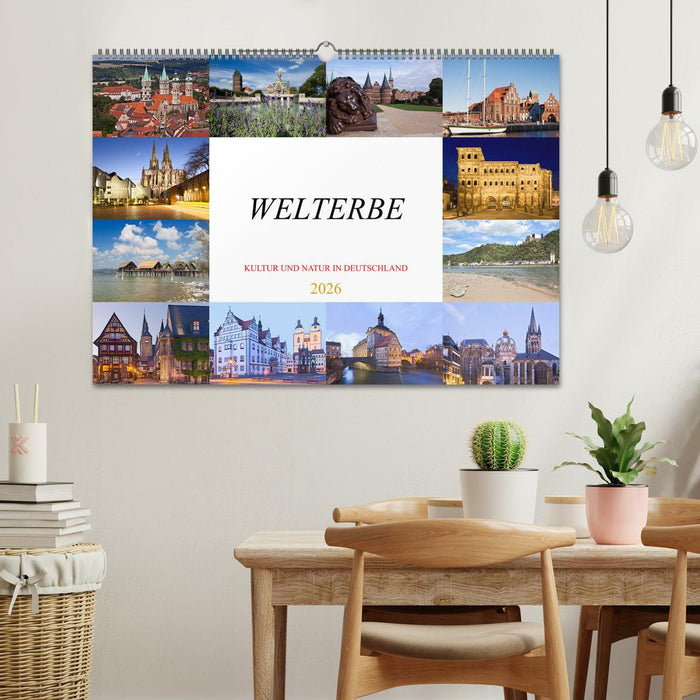 Welterbe - Kultur und Natur in Deutschland (CALVENDO Wandkalender 2026)