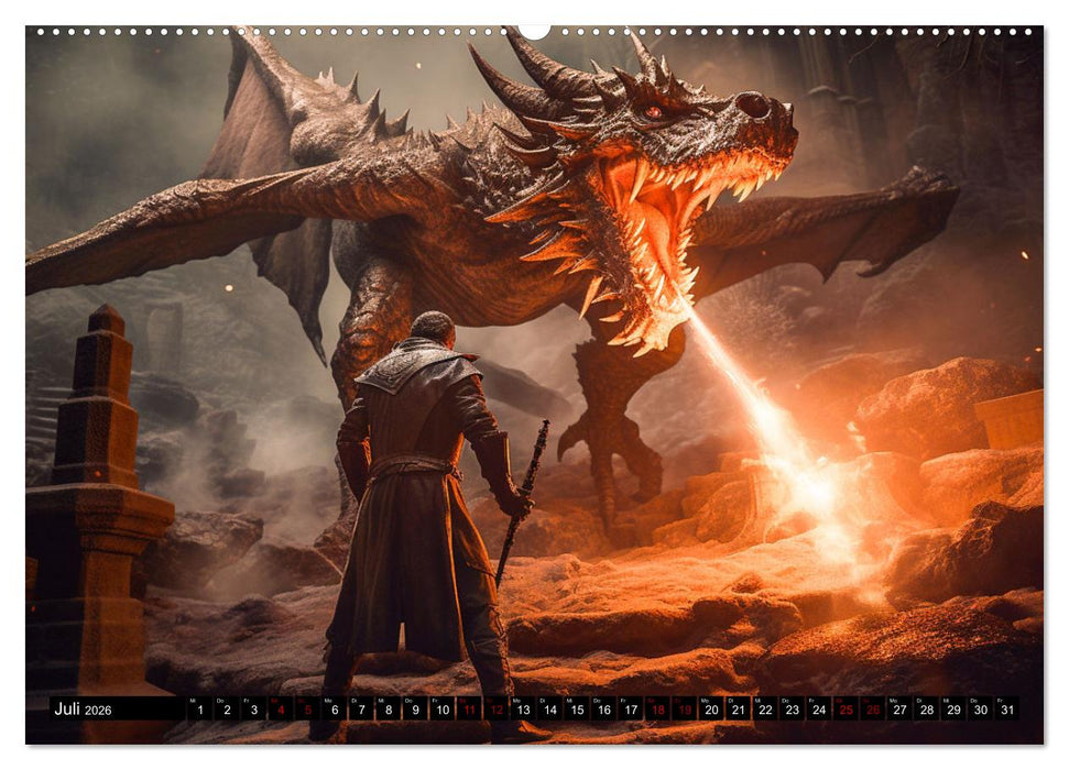 Im Land der Hexen und Hexer (CALVENDO Premium Wandkalender 2026)