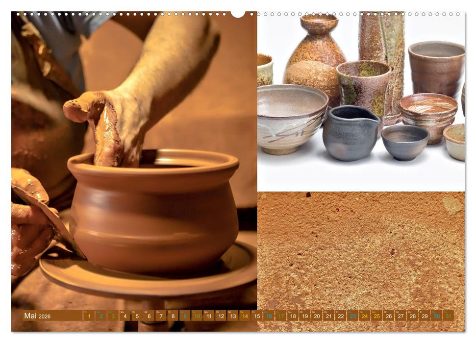 Töpfern arbeiten mit den Händen (CALVENDO Wandkalender 2026)