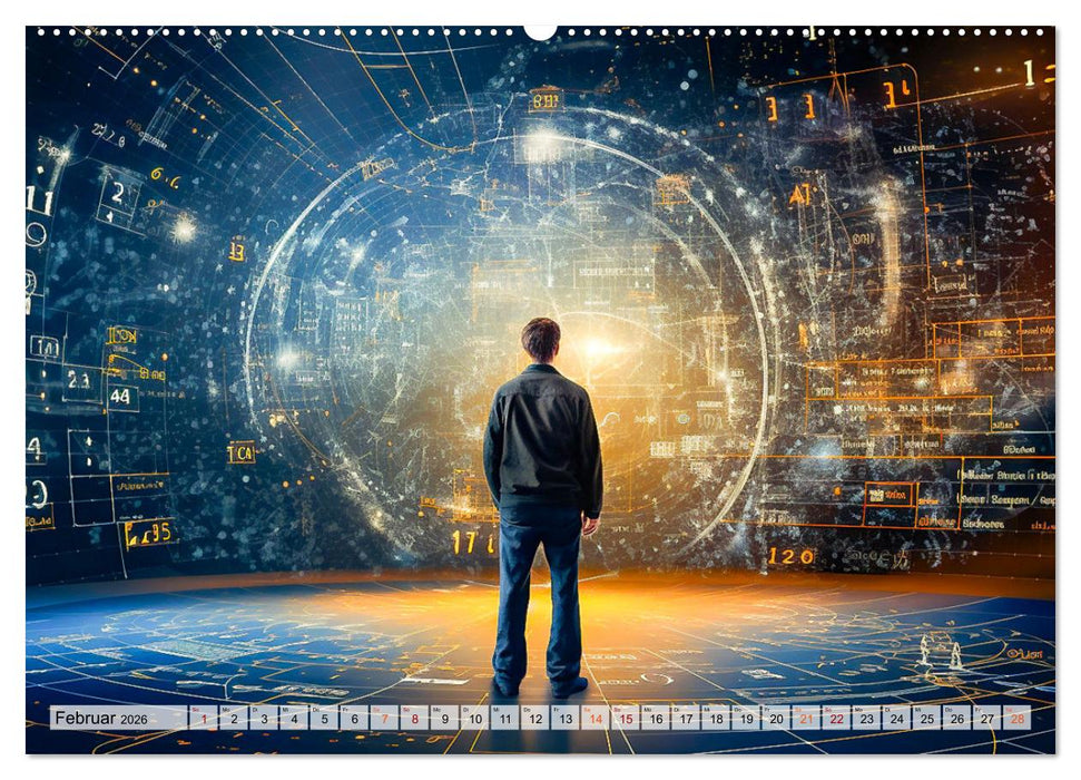 Universum der Wissenschaften (CALVENDO Premium Wandkalender 2026)