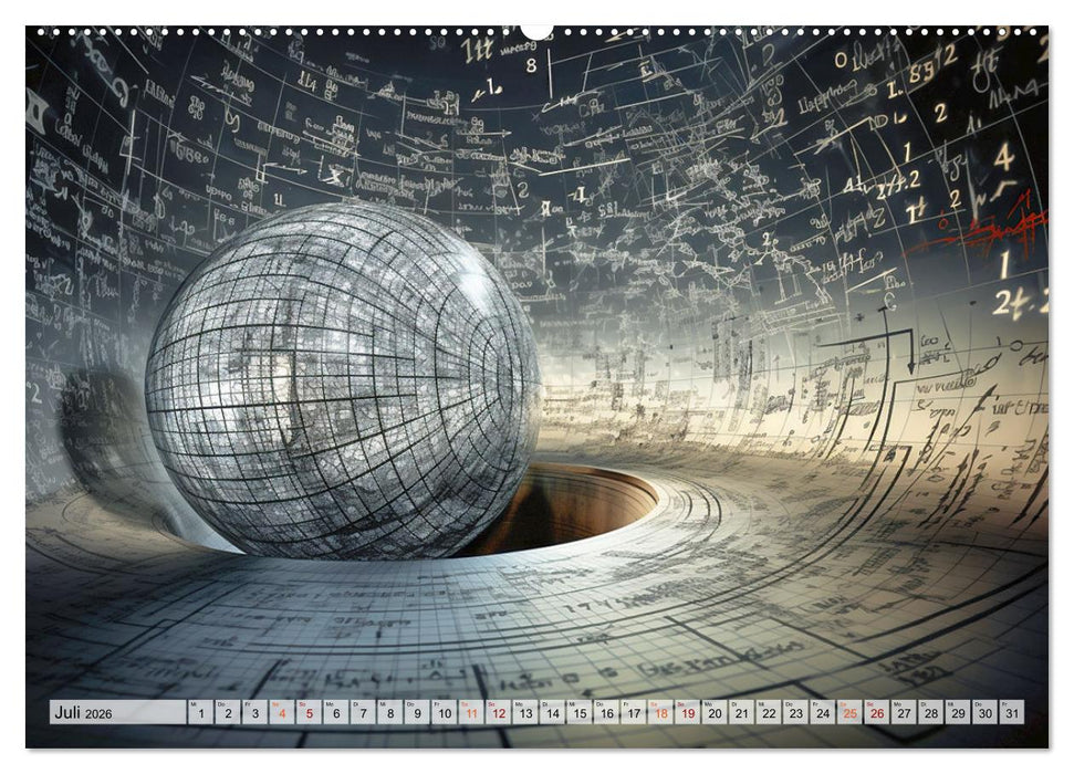 Universum der Wissenschaften (CALVENDO Premium Wandkalender 2026)