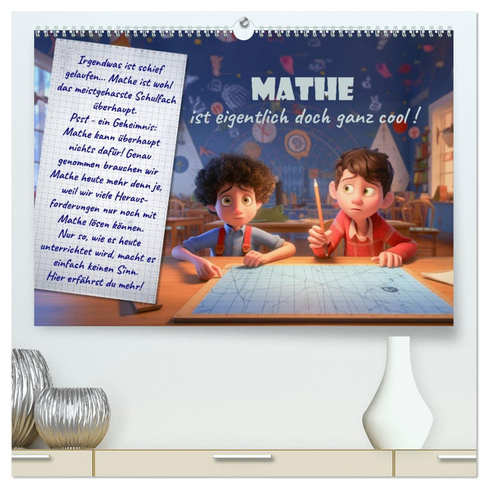 Mathe ist eigentlich doch ganz cool! (CALVENDO Premium Wandkalender 2026)