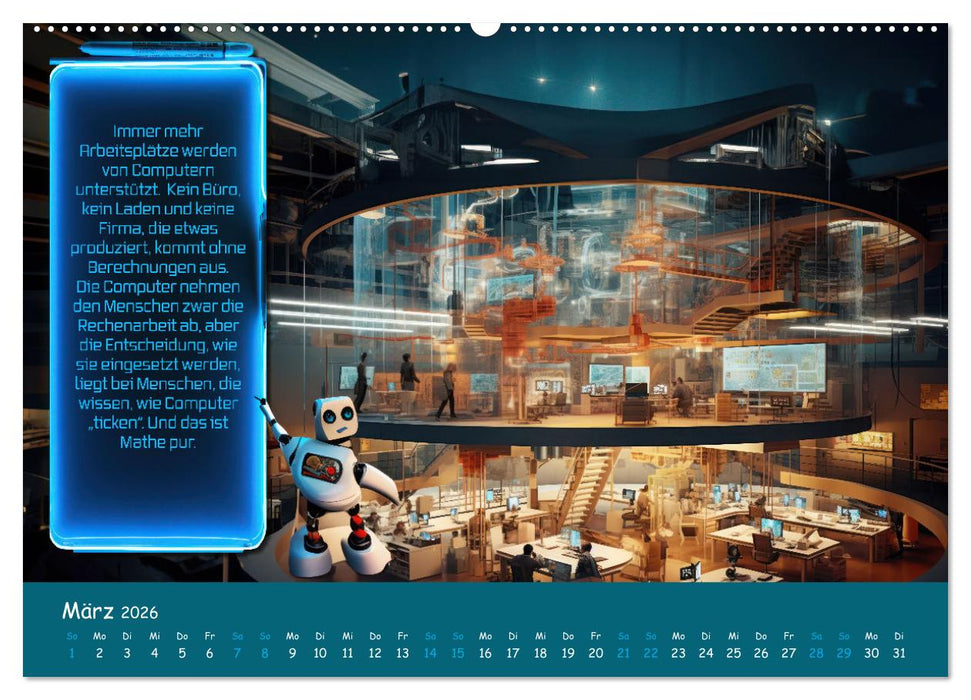 Mathe ist eigentlich doch ganz cool! (CALVENDO Premium Wandkalender 2026)