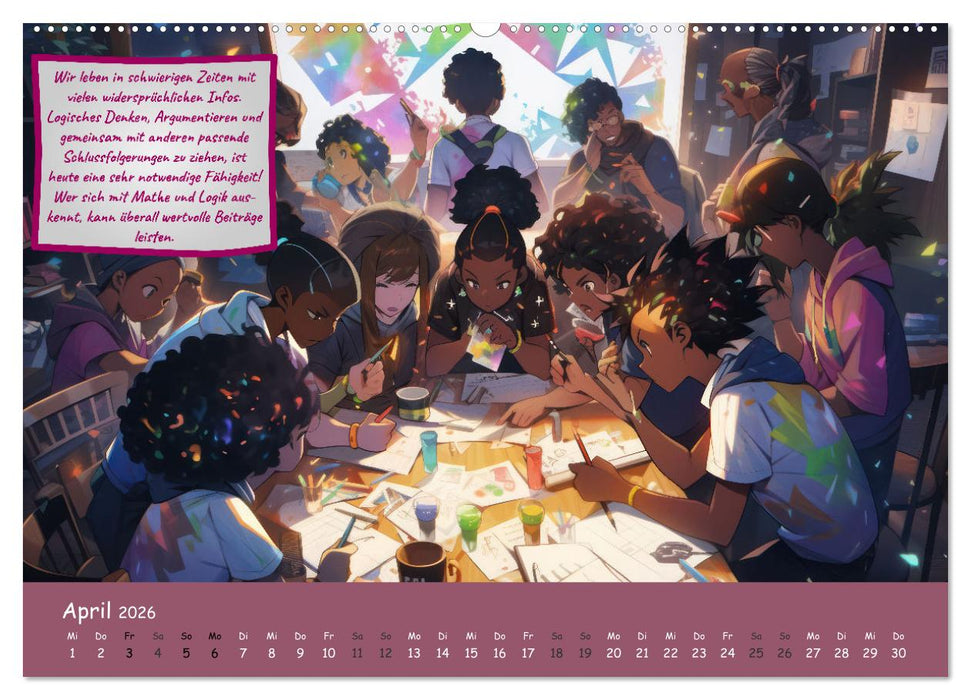 Mathe ist eigentlich doch ganz cool! (CALVENDO Premium Wandkalender 2026)