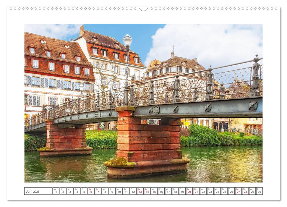 Straßburg - Elsässische Metropole (CALVENDO Wandkalender 2026)