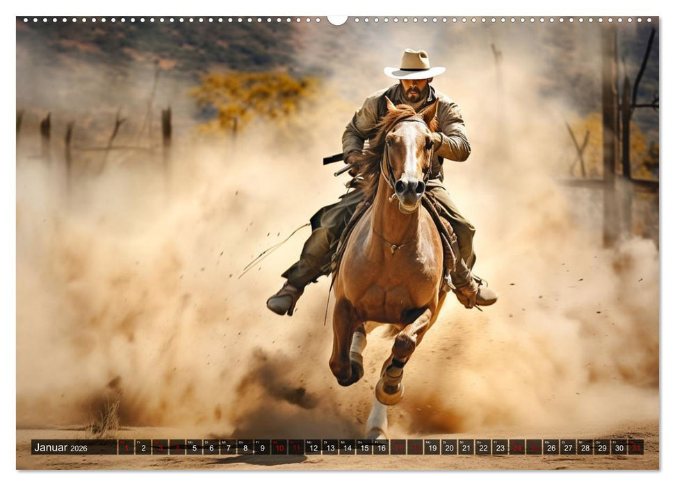 Abenteuer im Wilden Westen (CALVENDO Premium Wandkalender 2026)