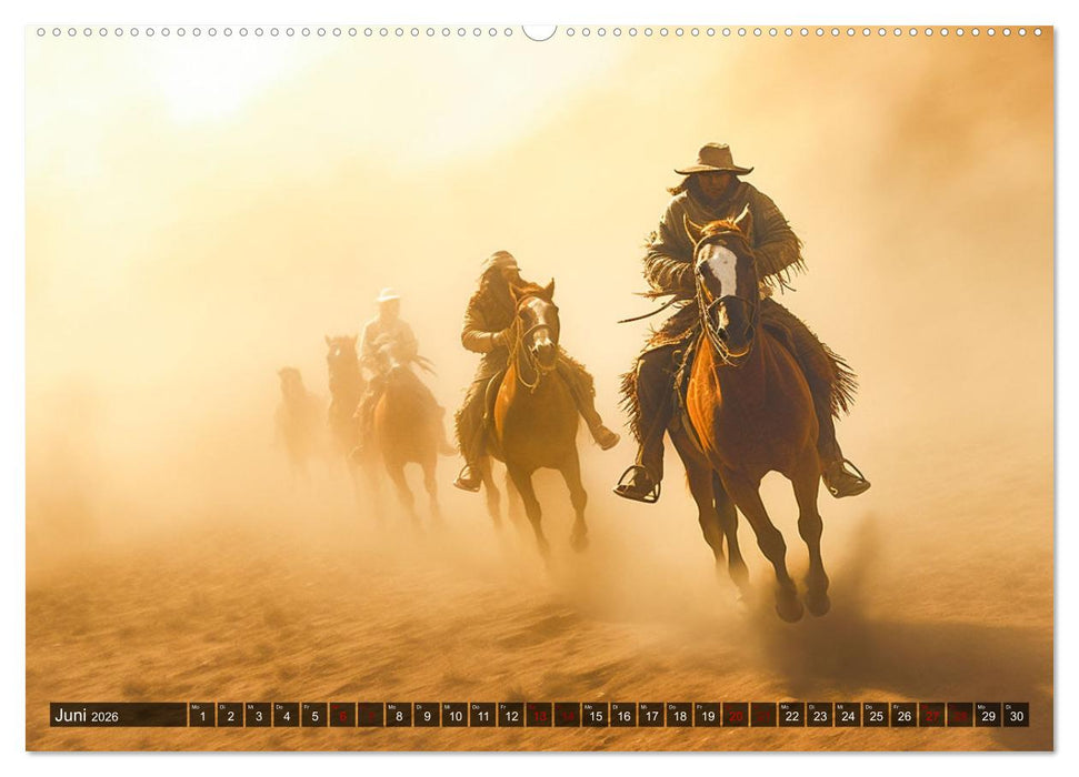 Abenteuer im Wilden Westen (CALVENDO Premium Wandkalender 2026)