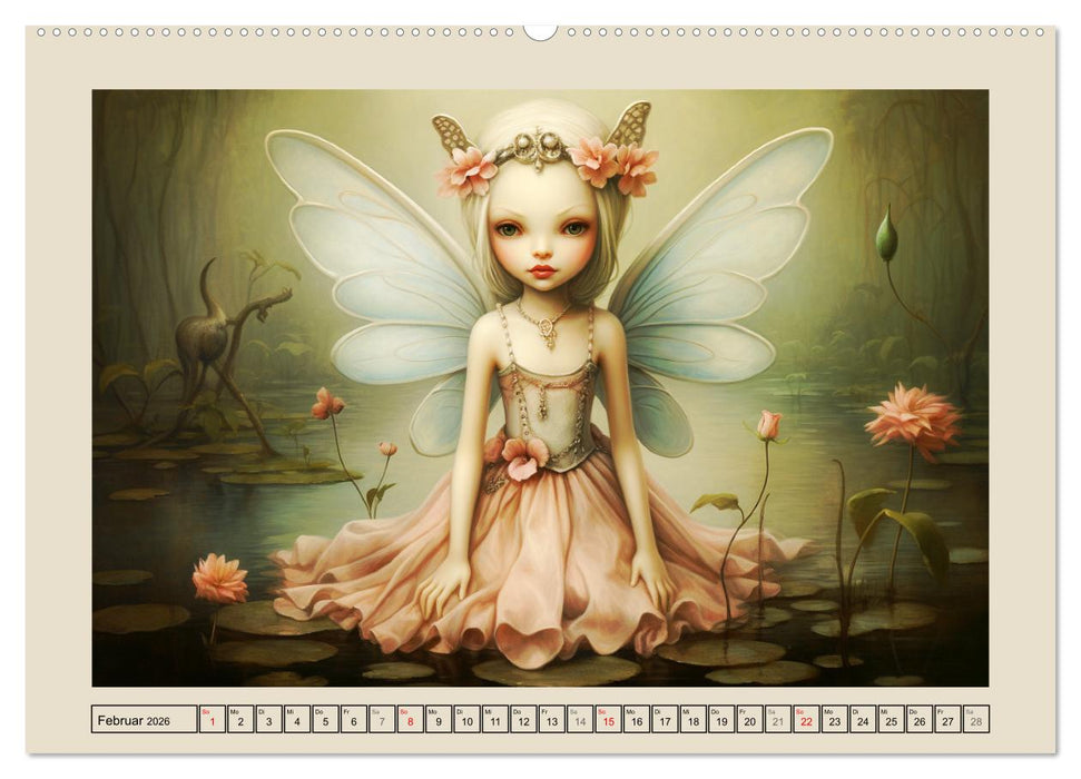 Wunder des Mittelalters. Surrealistische Illustration der keltischen Anderswelt (CALVENDO Wandkalender 2026)