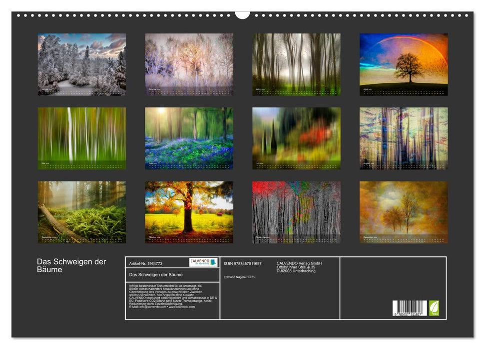 Das Schweigen der Bäume (CALVENDO Wandkalender 2026)