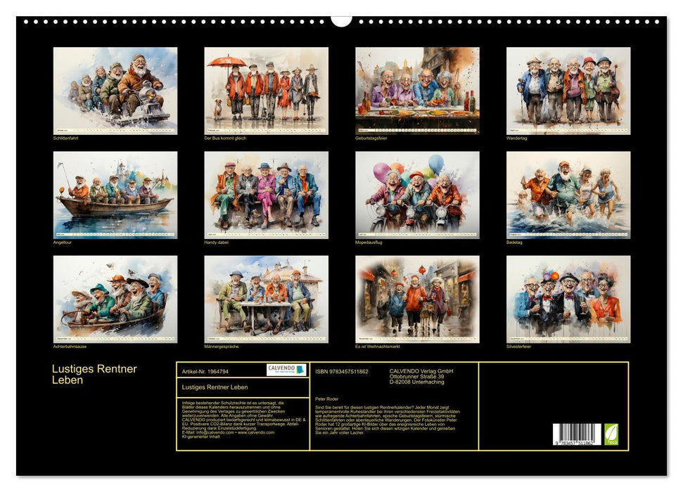 Lustiges Rentner Leben (CALVENDO Wandkalender 2026)