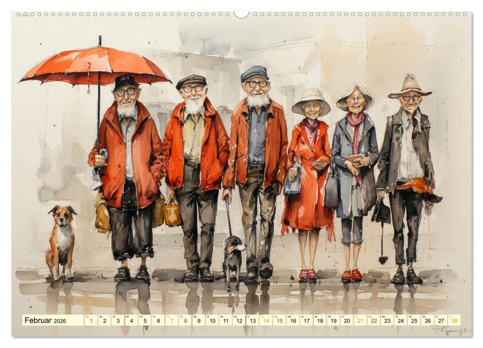 Lustiges Rentner Leben (CALVENDO Wandkalender 2026)