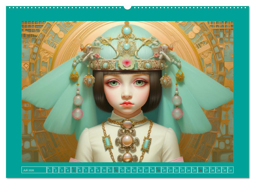 Im Ägypten der Antike. Surrealistische Illustrationen (CALVENDO Premium Wandkalender 2026)