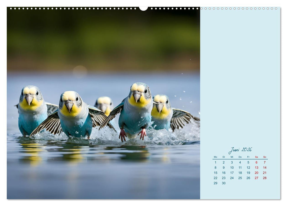 Tierisch gute Wasserspiele (CALVENDO Wandkalender 2026)
