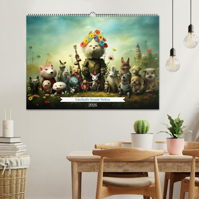 Fabelhafte fremde Welten (CALVENDO Wandkalender 2026)