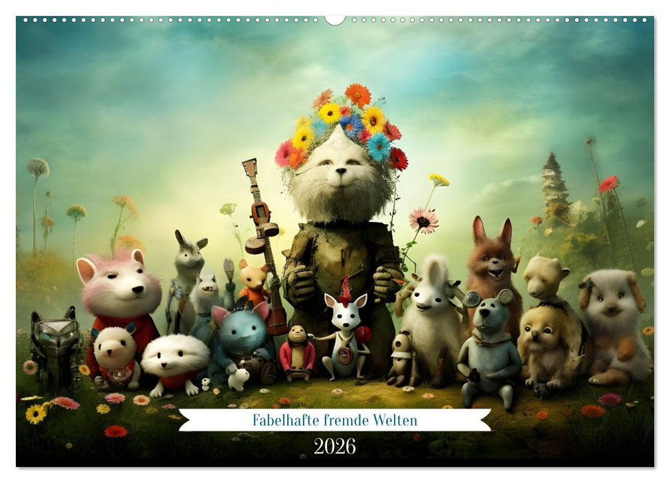 Fabelhafte fremde Welten (CALVENDO Wandkalender 2026)