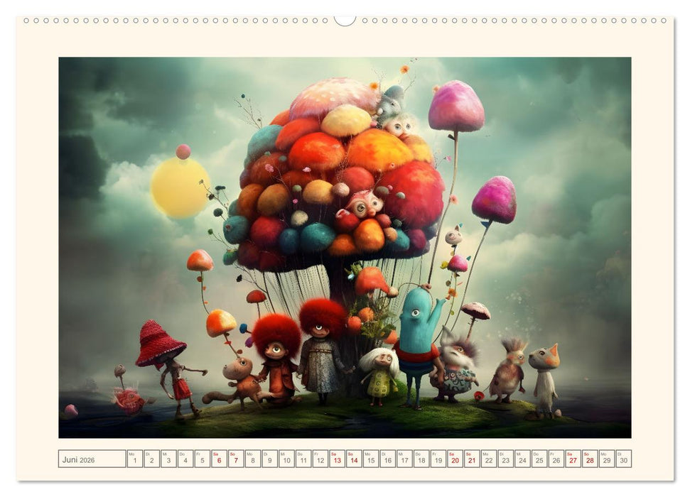 Fabelhafte fremde Welten (CALVENDO Wandkalender 2026)