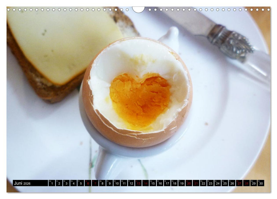 Liebe ist das gelbe vom Ei (CALVENDO Wandkalender 2026)