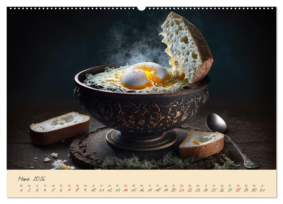 Gothic Food (CALVENDO Wandkalender 2026)