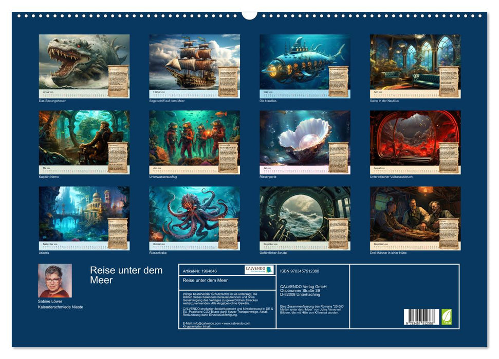 Reise unter dem Meer (CALVENDO Wandkalender 2026)