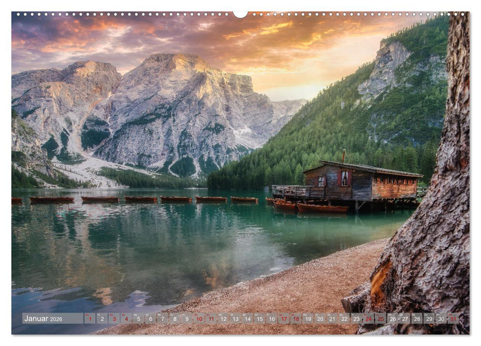 Verzauberte Bergwelten (CALVENDO Wandkalender 2026)