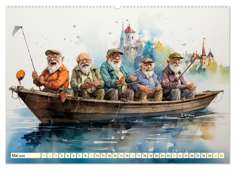 Lustiges Rentner Leben (CALVENDO Premium Wandkalender 2026)