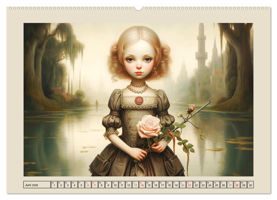 Wunder des Mittelalters. Surrealistische Illustration der keltischen Anderswelt (CALVENDO Premium Wandkalender 2026)