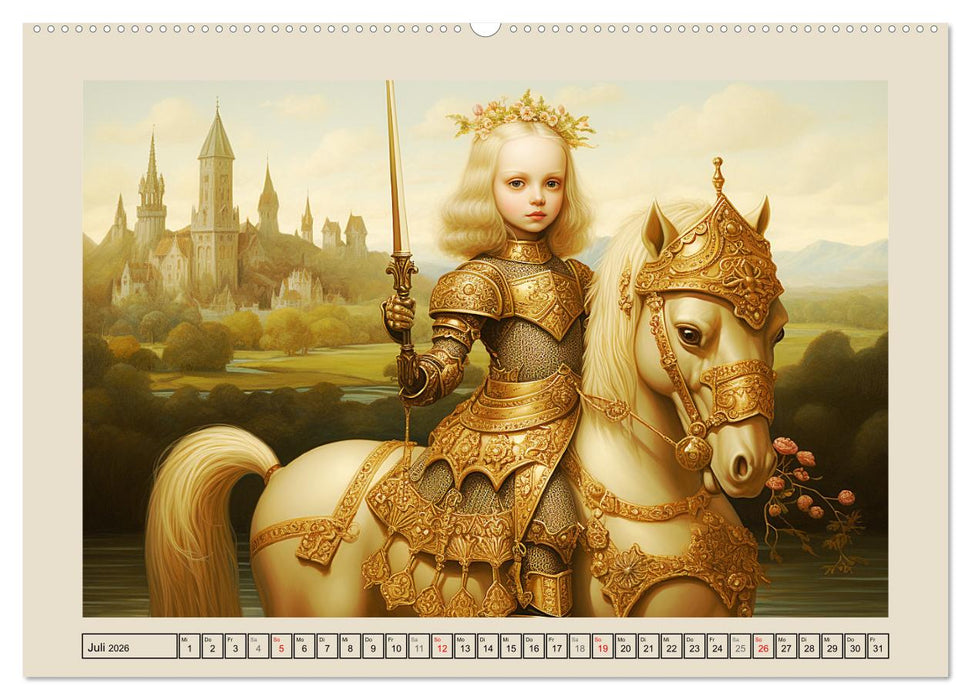 Wunder des Mittelalters. Surrealistische Illustration der keltischen Anderswelt (CALVENDO Premium Wandkalender 2026)