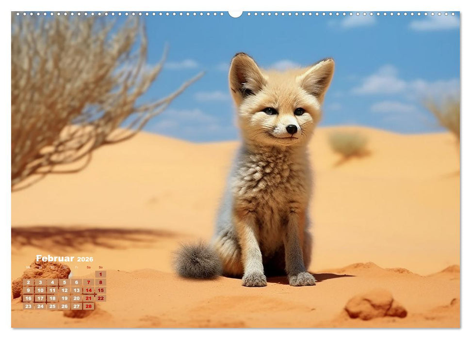 Quer durch die Tierwelt der Erde (CALVENDO Premium Wandkalender 2026)