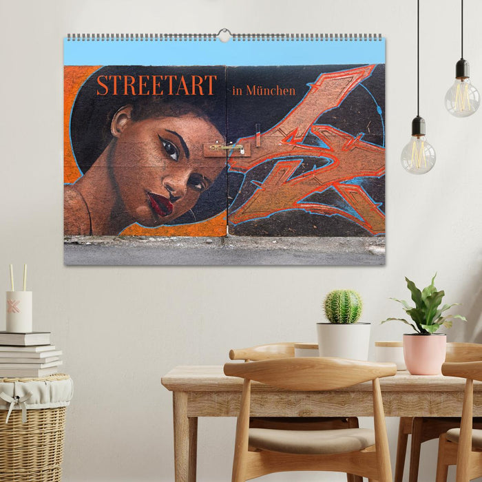 Streetart in München (CALVENDO Wandkalender 2026)
