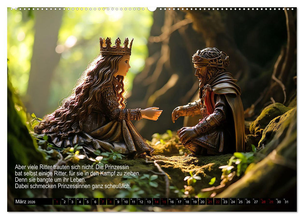 Eine seltsame Drachengeschichte (CALVENDO Premium Wandkalender 2026)