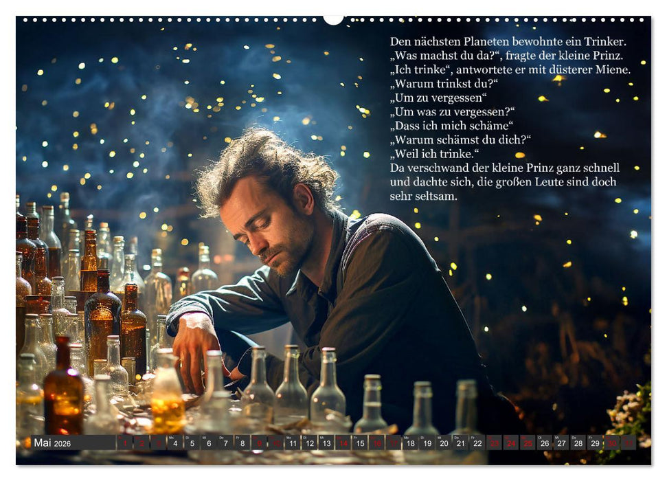 Die Reise des kleinen Prinzen (CALVENDO Wandkalender 2026)