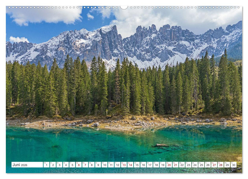 Südtirol - Von Meran bis zum Pragser Wildsee (CALVENDO Wandkalender 2026)