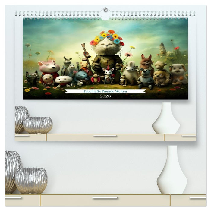 Fabelhafte fremde Welten (CALVENDO Premium Wandkalender 2026)