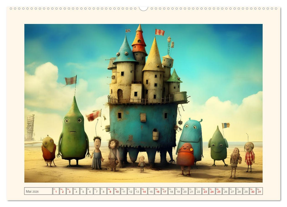 Fabelhafte fremde Welten (CALVENDO Premium Wandkalender 2026)