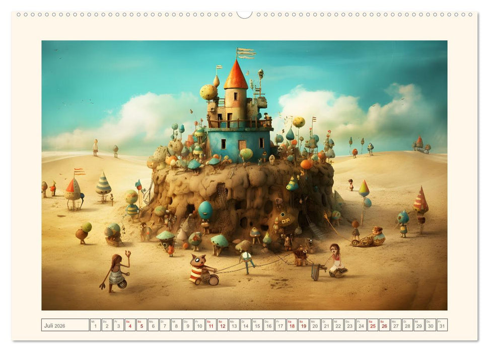 Fabelhafte fremde Welten (CALVENDO Premium Wandkalender 2026)